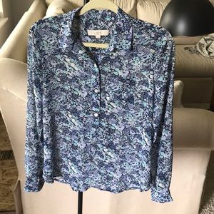Loft floral blouse
